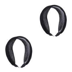ABOOFAN Breites Stirnband 2st Haarband Aus Stoff Koreanische Mode Wickelband Make-up-Stirnband von ABOOFAN