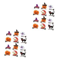 ABOOFAN Haarspangen Für Kinder 24 Stk Halloween-haarspangen Haarschmuck Kind Teufel Metall Stirnband Haarschmuck Für Kinder von ABOOFAN