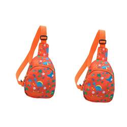 ABOOFAN Hüfttasche 2st Kindertaschen Gürteltasche Brusttasche Mädchen Nylon Rucksäcke von ABOOFAN