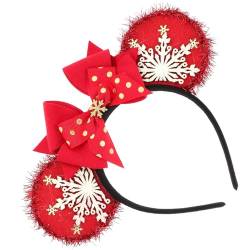 ABOOFAN Schleife Stirnband Weihnachts- -ohren Stirnbänder Mit Weihnachtlichen Mäuseohren Weihnachts-stirnbänder Weihnachtsstirnband Stirnband Mit Metallische Linie Kind Stoff Blitz von ABOOFAN