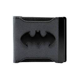 ABYSTYLE - DC Comics Premium Geldbörse Batman, grau, environ 11 cm x 9,5 cm fermé, 22 cm L ouvert, Casual von ABYSTYLE