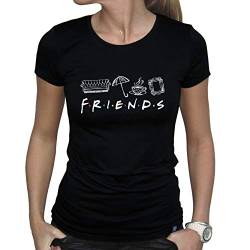 ABYSTYLE - Friends - Tshirt Central Perk Frau schwarz - Basic (M) von ABYSTYLE