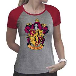 ABYSTYLE - Harry Potter - Tshirt - Gryffindor - Frauen - Grau & Rot - Premium (XL) von ABYSTYLE