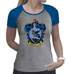 ABYSTYLE - Harry Potter - Tshirt - Ravenclaw - Damen - Grau & Blau - Premium (L) von ABYSTYLE