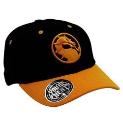 ABYstyle - Mortal Kombat Cap schwarz Logo, schwarz und orange von ABYSTYLE