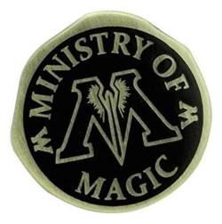 Harry Potter Ministry of Magic Unisex Pin schwarz/goldfarben Metall Fan-Merch, Filme von ABYSTYLE