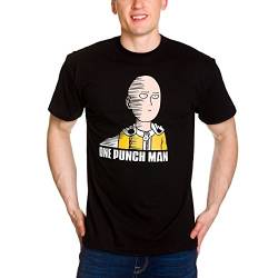 One Punch Man Herren T-Shirt Saitama Fun schwarz Baumwolle - M von ABYSTYLE