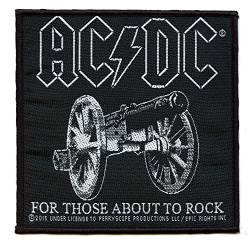 AC/DC BACK IN BLACK Patch von AC/DC