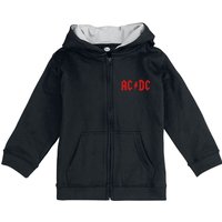 AC/DC Baby-Kapuzenjacke für Babys - Metal-Kids - Black Ice - für Mädchen & Jungen - schwarz  - Lizenziertes Merchandise! von AC/DC