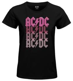 AC/DC Damen WOACDCRTS032 t Shirt, Schwarz, Large von AC/DC