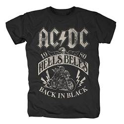 AC/DC Hells Bells 1980 Männer T-Shirt schwarz 3XL 100% Baumwolle Band-Merch, Bands von AC/DC