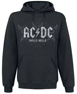 AC/DC Hells Bells Männer Kapuzenpullover schwarz M 80% Baumwolle, 20% Polyester Band-Merch, Bands von AC/DC
