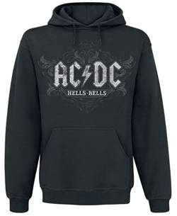 AC/DC Hells Bells Männer Kapuzenpullover schwarz S 80% Baumwolle, 20% Polyester Band-Merch, Bands von AC/DC