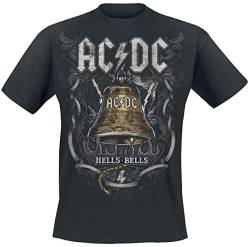 AC/DC Hells Bells Männer T-Shirt schwarz 3XL 100% Baumwolle Band-Merch, Bands, Nachhaltigkeit von AC/DC