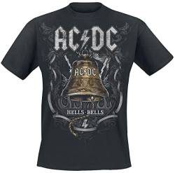 AC/DC Hells Bells Männer T-Shirt schwarz 4XL 100% Baumwolle Band-Merch, Bands, Nachhaltigkeit von AC/DC