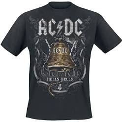 AC/DC Hells Bells Männer T-Shirt schwarz XXL 100% Baumwolle Band-Merch, Bands, Nachhaltigkeit von AC/DC