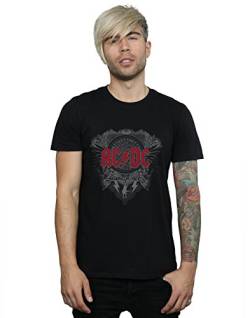 AC/DC Herren Black Ice with Red T-Shirt XXX-Large Schwarz von AC/DC