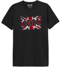 AC/DC Herren MEACDCRTS036 t Shirt Damen, Schwarz, L von AC/DC