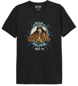 AC/DC Herren MEACDCRTS051 t Shirt Damen, Schwarz, S von AC/DC