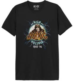 AC/DC Herren MEACDCRTS051 t Shirt Damen, Schwarz, XL von AC/DC