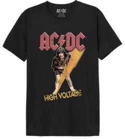 AC/DC Herren MEACDCRTS053 t Shirt Damen, Schwarz, S von AC/DC
