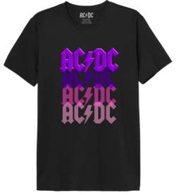 AC/DC Herren MEACDCRTS064 t Shirt Damen, Schwarz, L von AC/DC