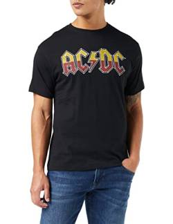 AC/DC Herren Über Rock Tour T-Shirt, Schwarz, M von AC/DC