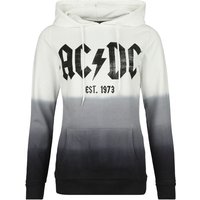 AC/DC Kapuzenpullover - Logo - S bis XXL - für Damen - Größe L - weiß/schwarz  - EMP exklusives Merchandise! von AC/DC