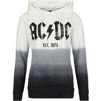 AC/DC Kapuzenpullover - Logo - S bis XXL - für Damen - Größe M - weiß/schwarz  - EMP exklusives Merchandise! von AC/DC