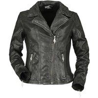 AC/DC Lederjacke - EMP Signature Collection - S bis 3XL - für Damen - Größe M - schwarz  - EMP exklusives Merchandise! von AC/DC