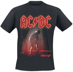 AC/DC PWR UP Angus Live Männer T-Shirt schwarz M 100% Baumwolle Band-Merch, Bands, Nachhaltigkeit von AC/DC