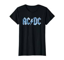 AC/DC Rock Music Band Blue Ice Logo T-Shirt von AC/DC