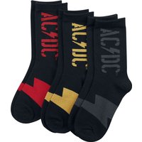 AC/DC Socken - PWR UP - Logo - EU39-42 bis EU43-46 - Größe EU 43-46 - multicolor  - Lizenziertes Merchandise! von AC/DC