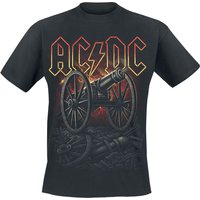 AC/DC T-Shirt - About To Rock Canon Red - M bis XXL - für Männer - Größe M - schwarz  - Lizenziertes Merchandise! von AC/DC