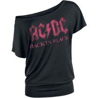 AC/DC T-Shirt - Back in Black - XS bis 5XL - für Damen - Größe 3XL - schwarz  - EMP exklusives Merchandise! von AC/DC