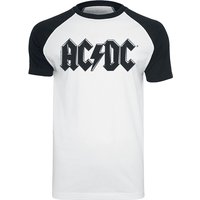 AC/DC T-Shirt - Black Logo - S bis 3XL - für Männer - Größe S - weiß/schwarz  - EMP exklusives Merchandise! von AC/DC