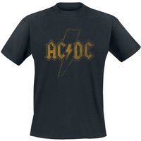 AC/DC T-Shirt - Distress Flash - S bis XXL - für Männer - Größe L - schwarz  - Lizenziertes Merchandise! von AC/DC