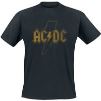 AC/DC T-Shirt - Distress Flash - S bis XXL - für Männer - Größe XXL - schwarz  - Lizenziertes Merchandise! von AC/DC