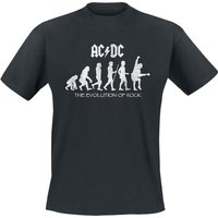 AC/DC T-Shirt - Evolution Of Rock - S bis 5XL - für Männer - Größe M - schwarz  - Lizenziertes Merchandise! von AC/DC