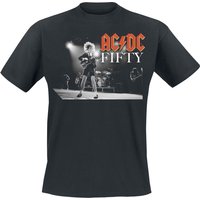 AC/DC T-Shirt - Fifty Live - M bis 3XL - für Männer - Größe XXL - schwarz  - Lizenziertes Merchandise! von AC/DC