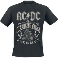 AC/DC T-Shirt - Hells Bells 1980 - S bis 5XL - für Männer - Größe XL - schwarz  - Lizenziertes Merchandise! von AC/DC