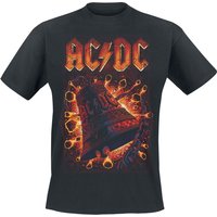 AC/DC T-Shirt - Hells Bells Explosion - S bis 3XL - für Männer - Größe S - schwarz  - Lizenziertes Merchandise! von AC/DC