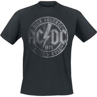 AC/DC T-Shirt - High Voltage 1975 - S bis XXL - für Männer - Größe L - schwarz  - Lizenziertes Merchandise! von AC/DC