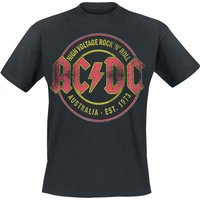 AC/DC T-Shirt - High Voltage - Rock 'N' Roll - Australia Est. 1973 - S bis 3XL - für Männer - Größe L - schwarz  - EMP exklusives Merchandise! von AC/DC