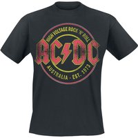 AC/DC T-Shirt - High Voltage - Rock 'N' Roll - Australia Est. 1973 - S bis 3XL - für Männer - Größe XXL - schwarz  - EMP exklusives Merchandise! von AC/DC