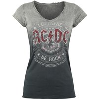 AC/DC T-Shirt - Let there be Rock - S bis 4XL - für Damen - Größe 3XL - grau/dunkelgrau  - EMP exklusives Merchandise! von AC/DC