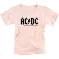 AC/DC T-Shirt - Metal-Kids - Logo - 92 bis 164 - für Mädchen - Größe 164 - rosa  - Lizenziertes Merchandise! von AC/DC