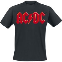 AC/DC T-Shirt - Red Logo - S bis 4XL - für Männer - Größe M - schwarz  - EMP exklusives Merchandise! von AC/DC