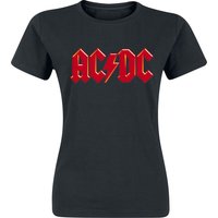 AC/DC T-Shirt - Red Logo - S bis XXL - für Damen - Größe L - schwarz  - EMP exklusives Merchandise! von AC/DC