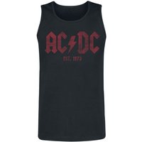 AC/DC Tank-Top - Est. 1973 - S bis 4XL - für Männer - Größe M - schwarz  - EMP exklusives Merchandise! von AC/DC